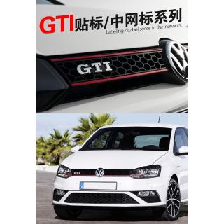 1 X Volkswagen golf MK6 MK7 Polo Jetta Passat GTI 3D kim loại phía trước lưới tản nhiệt logo huy hiệu cơ thể nhãn dán
