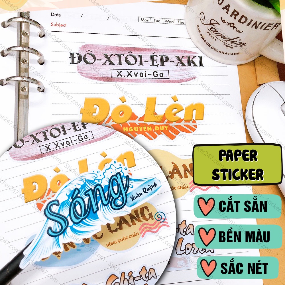 Sticker Tựa Bài Ngữ Văn 11 (Cả năm) ???????????????????????????????????? Chương ...