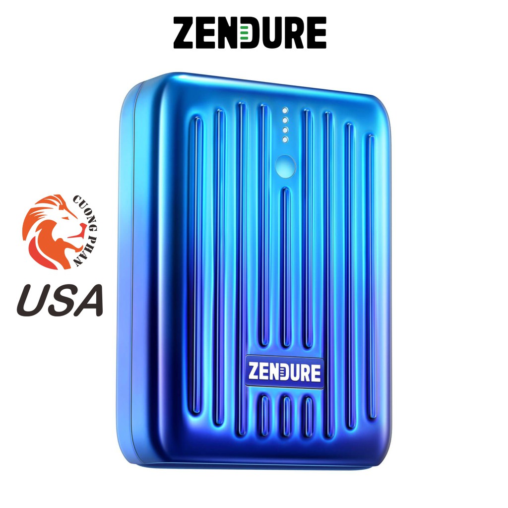 Pin sạc dự phòng siêu nhỏ ZENDURE SUPERMINI 10.000mAh - Type C - Thương Hiệu Mỹ - Bảo Hành 2 Năm