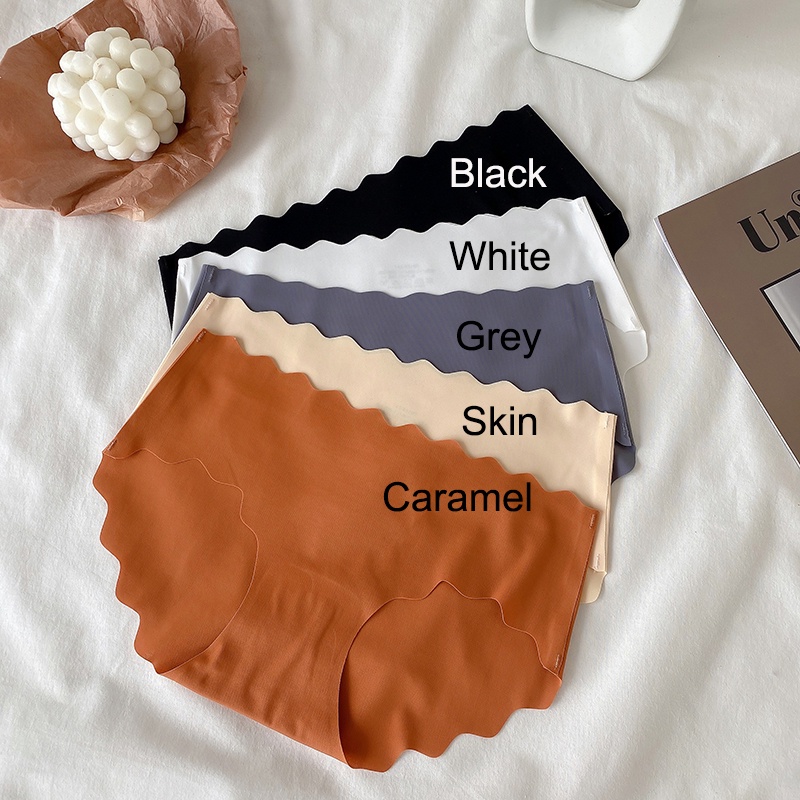 Ảnh MOVING PEACH Quần lót thoải mái thoáng khí thiết kế viền lượn sóng cho nữ 1
