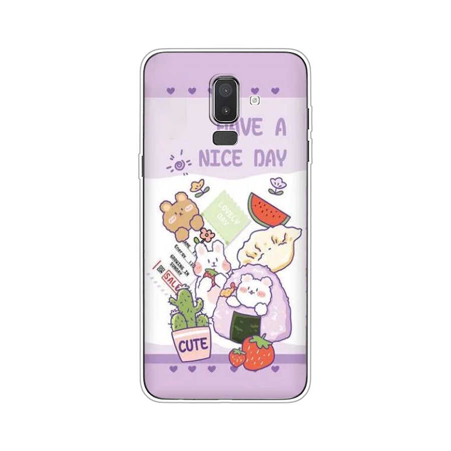 Ốp Điện Thoại TPU Dẻo In Họa Tiết Độc Đáo Thời Trang Cho Samsung Galaxy j7 pro j5 2017 J8 2018 A01