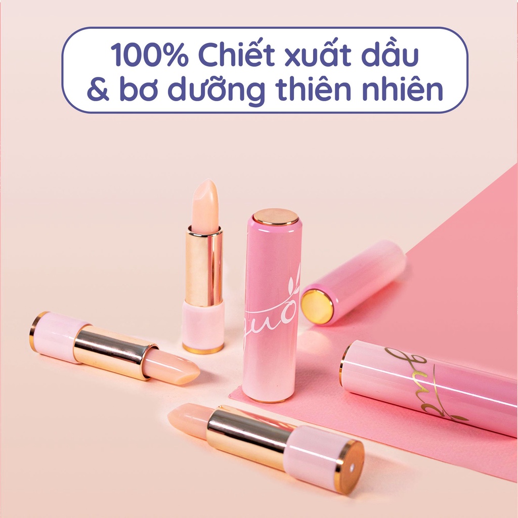 Mô tả Son dưỡng hồng dâu GUO - Rose Touch lip Balm 5gr - 11