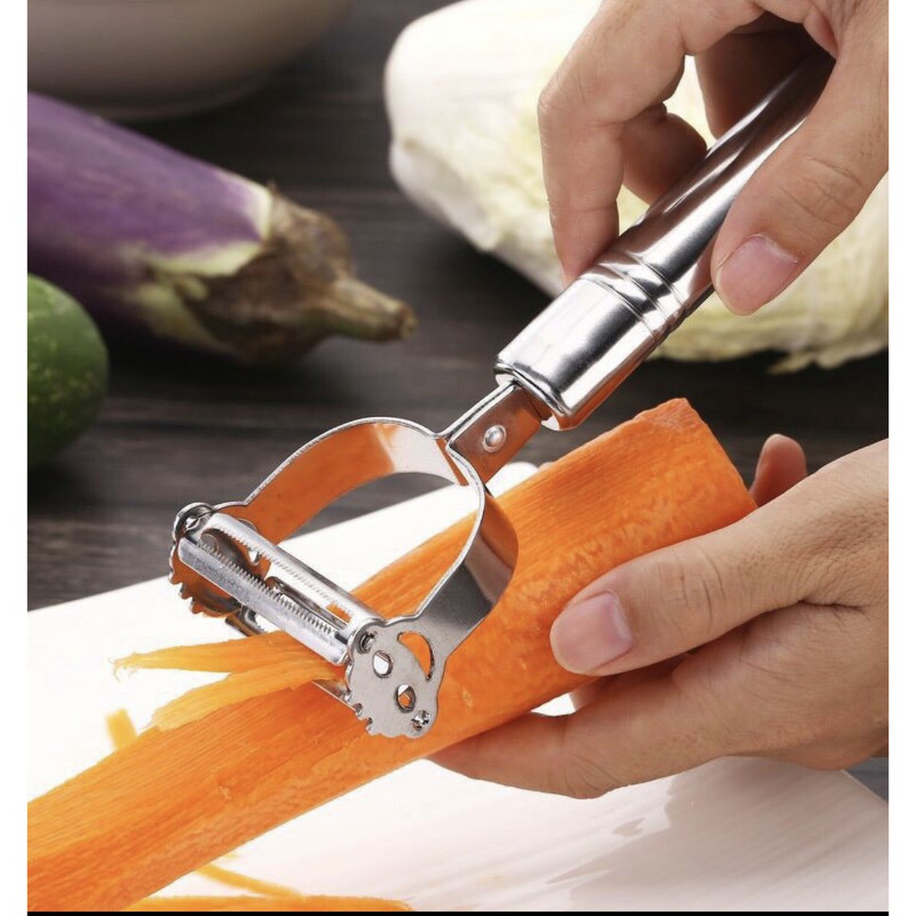 Dụng cụ gọt bào sợi rau củ inox thép không gỉ tiện lợi đa năng