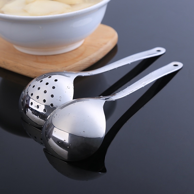 Muôi múc canh inox 304 cao cấp sáng bóng 23.8cm x 7cm - Trúc Nhiên Boutique
