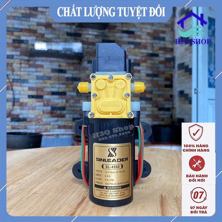 Công Suất 60W - Bơm Đơn Áp Lực 100Psi- Dùng cho tưới phun sương,làm sạch
