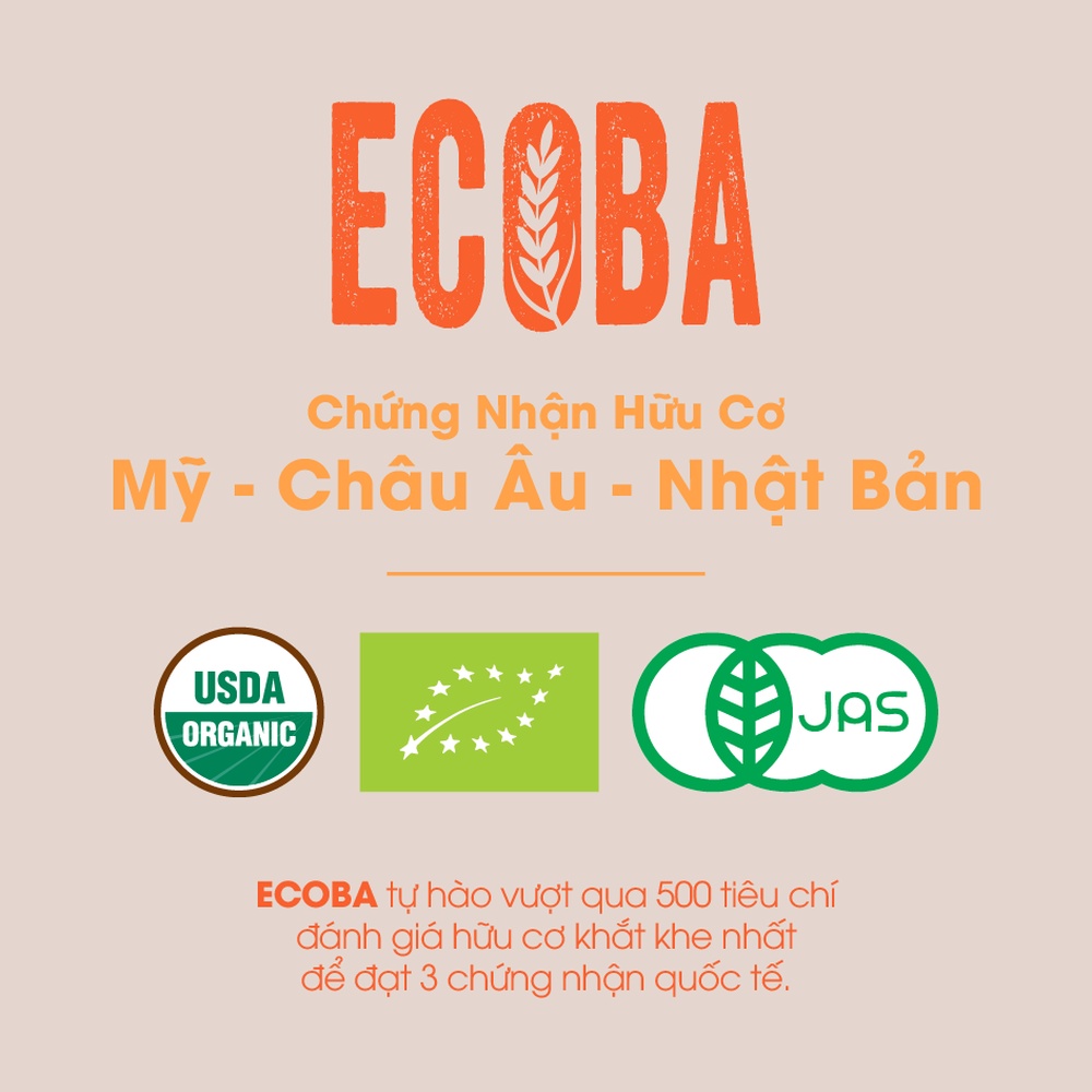 Gạo Nhật nấu cháo cho bé 100% hữu cơ - ECOBA Sakura 1kg - Thơm mềm dẻo ...