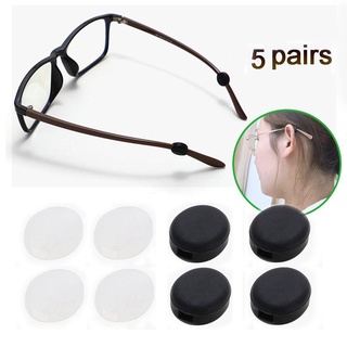 Jkdesign 5 Đôi Đầu Đền Thể Thao Kính Mắt Thể Thao Chống Trượt Kính Mắt Phụ Kiện Cố Định Chân Cầm