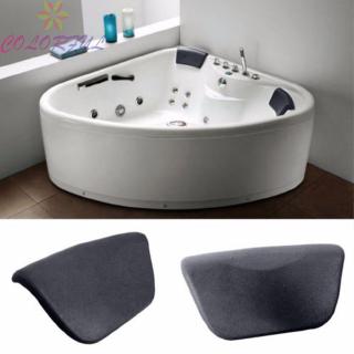 Gối tắm màu đen Bồn tắm Spa Đầu tựa cổ Hỗ trợ lưng Giá đỡ bồn tắm thoải mái