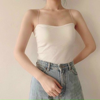 Áo 2 Dây Sợi Bún Có Mút Ngực