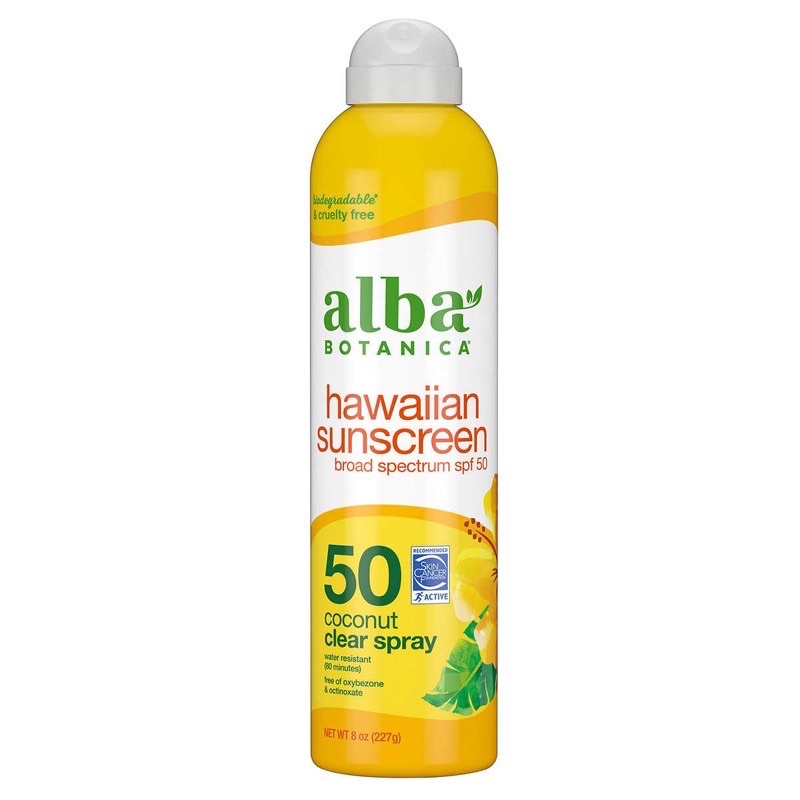 Xịt chống nắng Alba Botanica Hawaiian Sunscreen Spray SPF 50, 227g ...