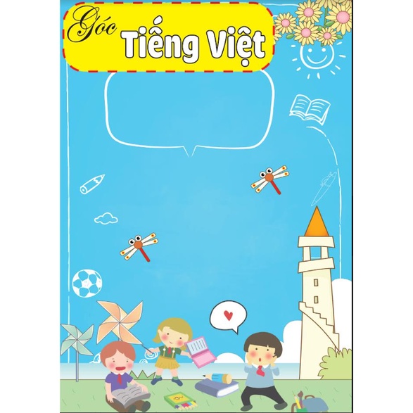 Các Bảng Góc Học Tập Rời size A3 Trang Trí Lớp (Đồ Dùng Dạy Học Miki)