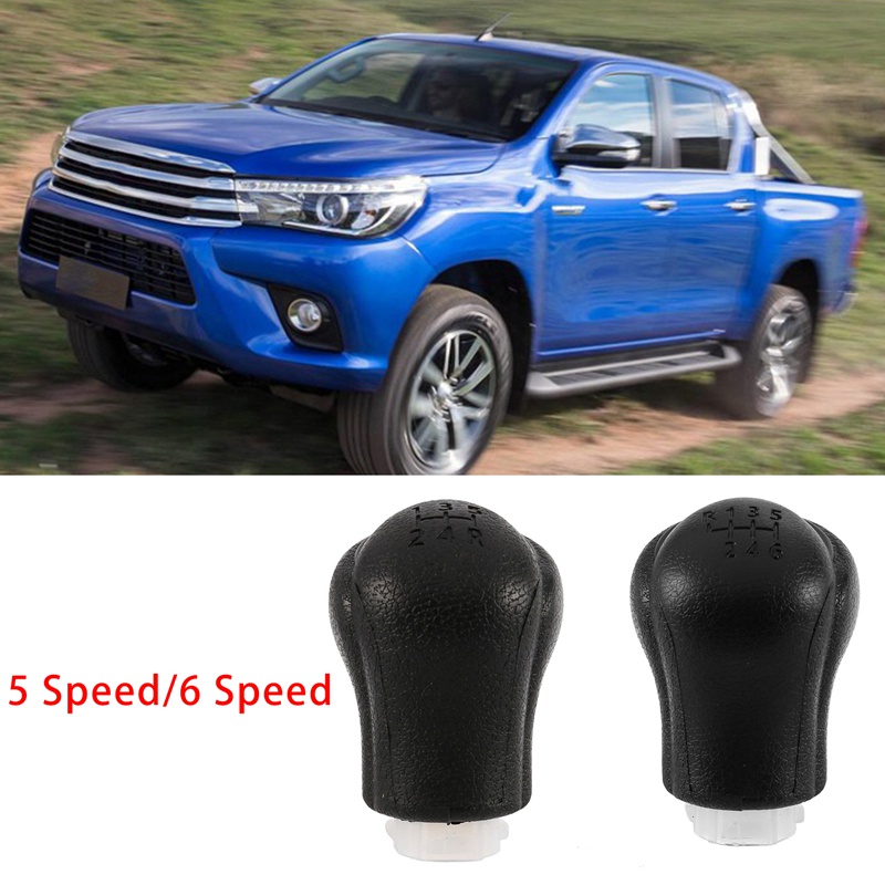 Hướng dẫn sử dụng ô tô Da Gear Shift Knob Gear Handball Lever cho Toyota Hilux Revo