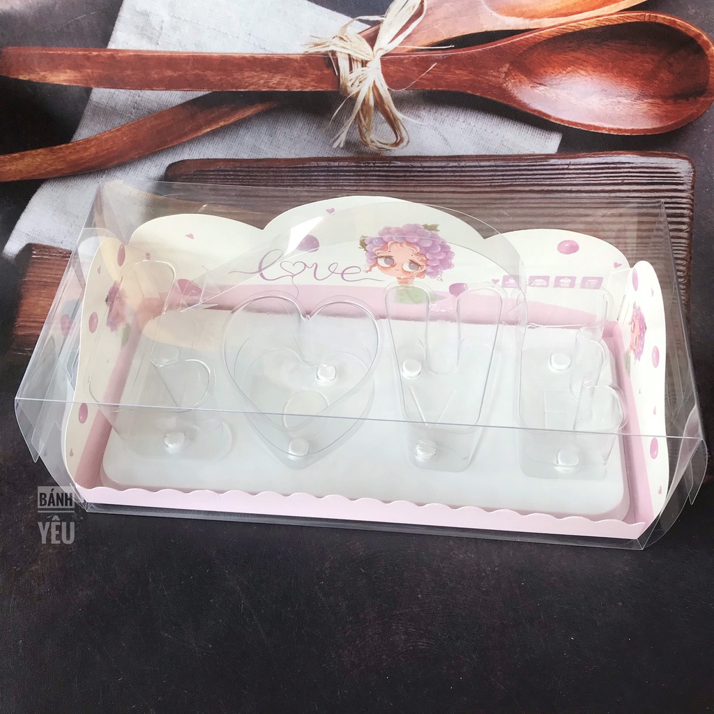 Hộp Bánh MOUSSE Mica - Set Love - BB95
