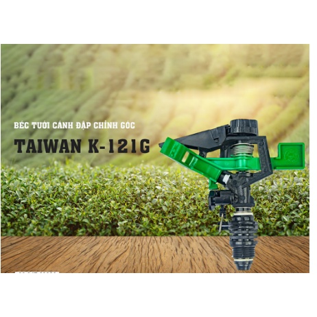 [ hàng chính hãng ] Béc tưới cánh đập chỉnh góc Đài Loan Eco 101 phi 21, béc tưới cây bán kính rộng