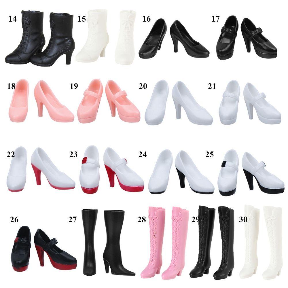 YOLOGO 1 / 3 1 / 6Doll Giày Nhựa Nữ Chân Dài 2cm Giày Bốt Đầu Gối Dài