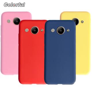 Ốp điện thoại silicon trơn màu thích hợp cho Huawei Y3 2017 2018Y5 Lite 2017 Y3 2018 5.0 inch