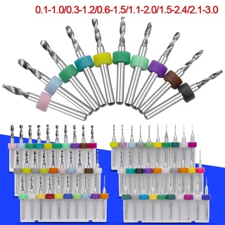 Set 10 Mũi Khoan Xoắn CNC PCB 0.1-3.0mm