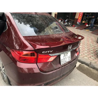 Đuôi gió liền cốp sau xe Honda City đời 2015 -> 2020, 2021 -> 2025 - Hàng mộc chưa sơn, dày dặn, cứng cáp