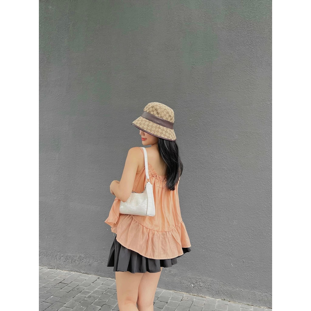 ÁO HAI DÂY CHẤT LIỆU XÔ XỐP BỒNG BỀNH XINH XẮN - JOYCE TOP