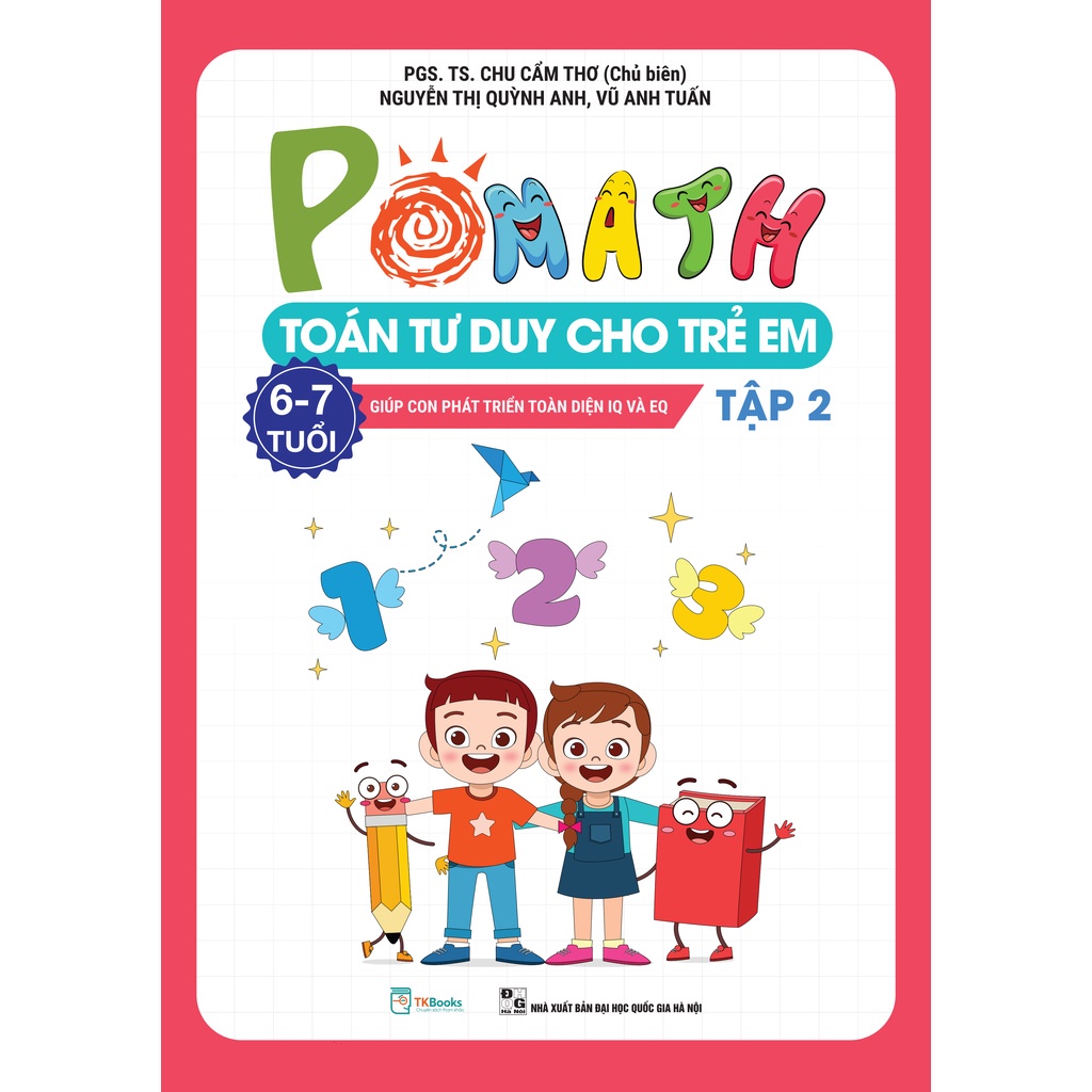 Sách - Combo Pomath Toán Tư Duy Cho Trẻ Em 6 - 7 Tuổi