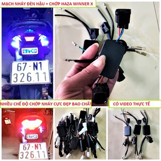 MẠCH CHỚP HAZA NHÁY CHỚP ĐÈN HẬU 2in1 EX 150 VÀ WINNER X CỰC ĐẸP