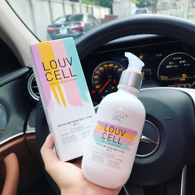 Sữa Dưỡng Thể Louv Cell Crystal Whitening Body Lotion 250ml