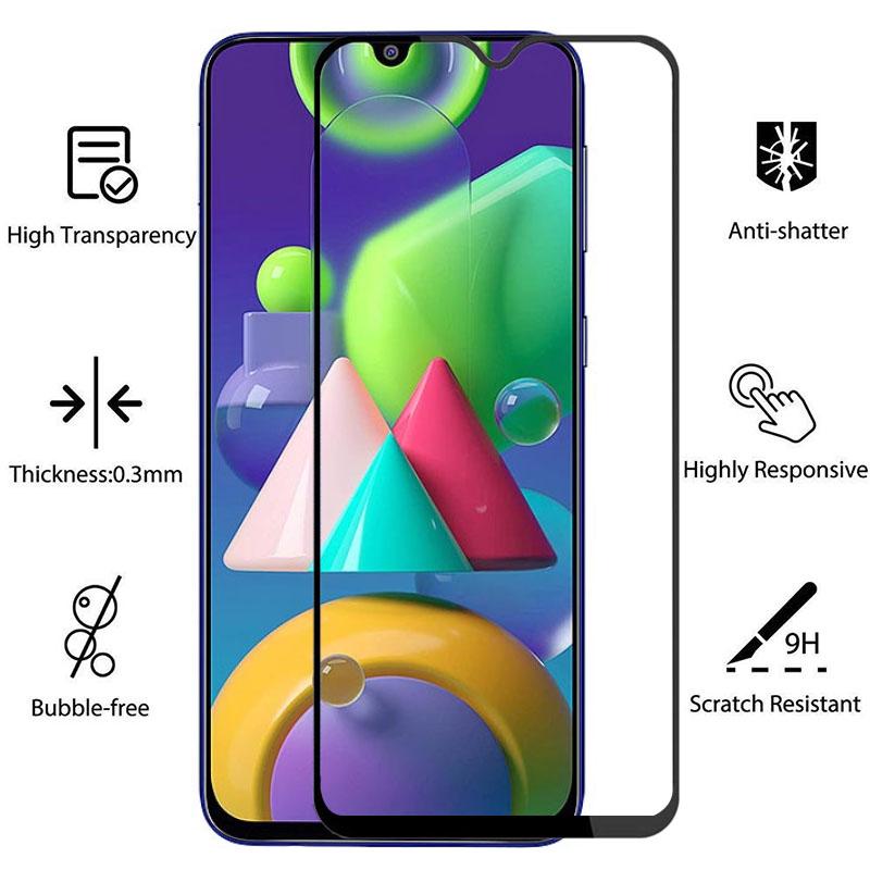 Miếng dán kính cường lực bảo vệ màn hình cho Samsung Galaxy Note 20 Note 10 S10 Lite M51 M31S M31 M30 M40 M01
