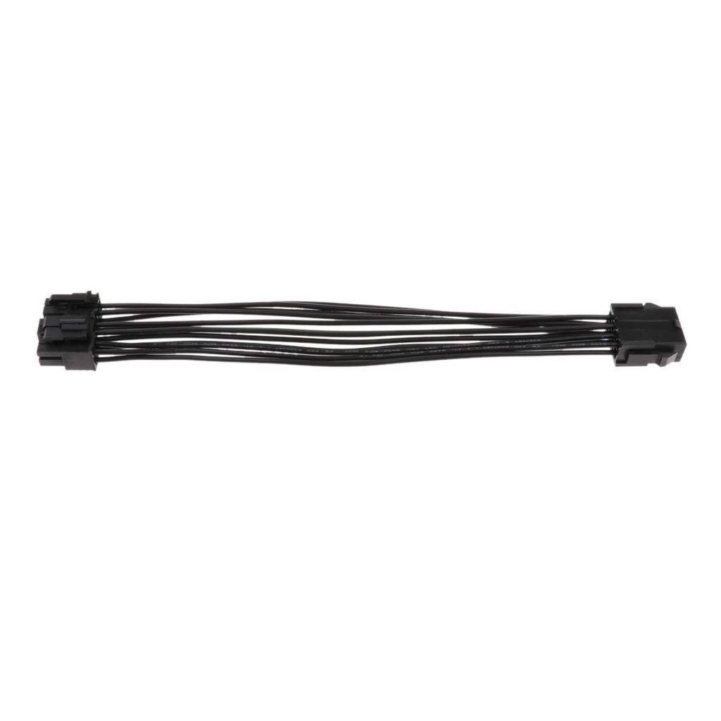 Baoblade CPU Bộ Chuyển Đổi Nguồn 8 Chân Sang 8 + 4pin Dây Cáp 20Cm-Màu Đen Tay