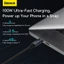 Dây Cáp Sạc Nhanh baseus 100w usb c Sang usb c Cho samsung / huawei xiaomi