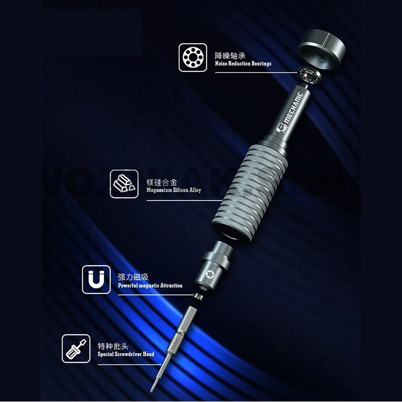 6 Cái / lốc MECHANIC iShell Bộ Tua Vít Từ Tính Y0.6 Pentalobe 0.8 1.5 T2 Cho iPhone Android Điện Thoại Di Động Đồng Hồ Sửa Chữa Dụng Cụ Mở