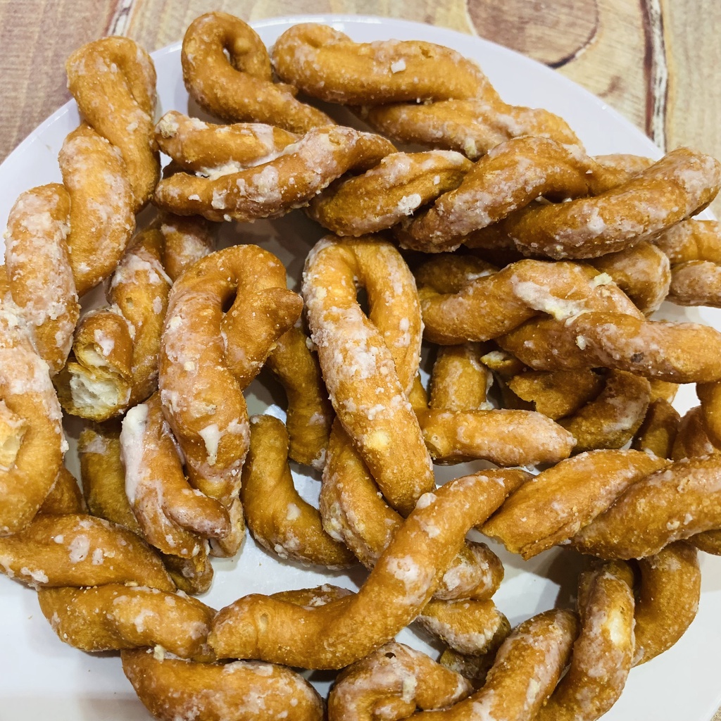 500gr bánh quẩy xoắn ngào đường thơm ngon hàng loại ngon