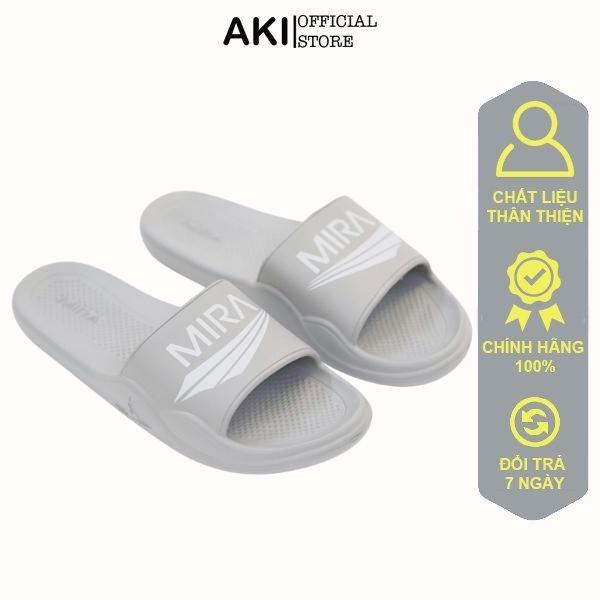 Ảnh Dép Xốp Quai Ngang Mira Xám Thể Thao Nam Nữ Chính Hãng 1