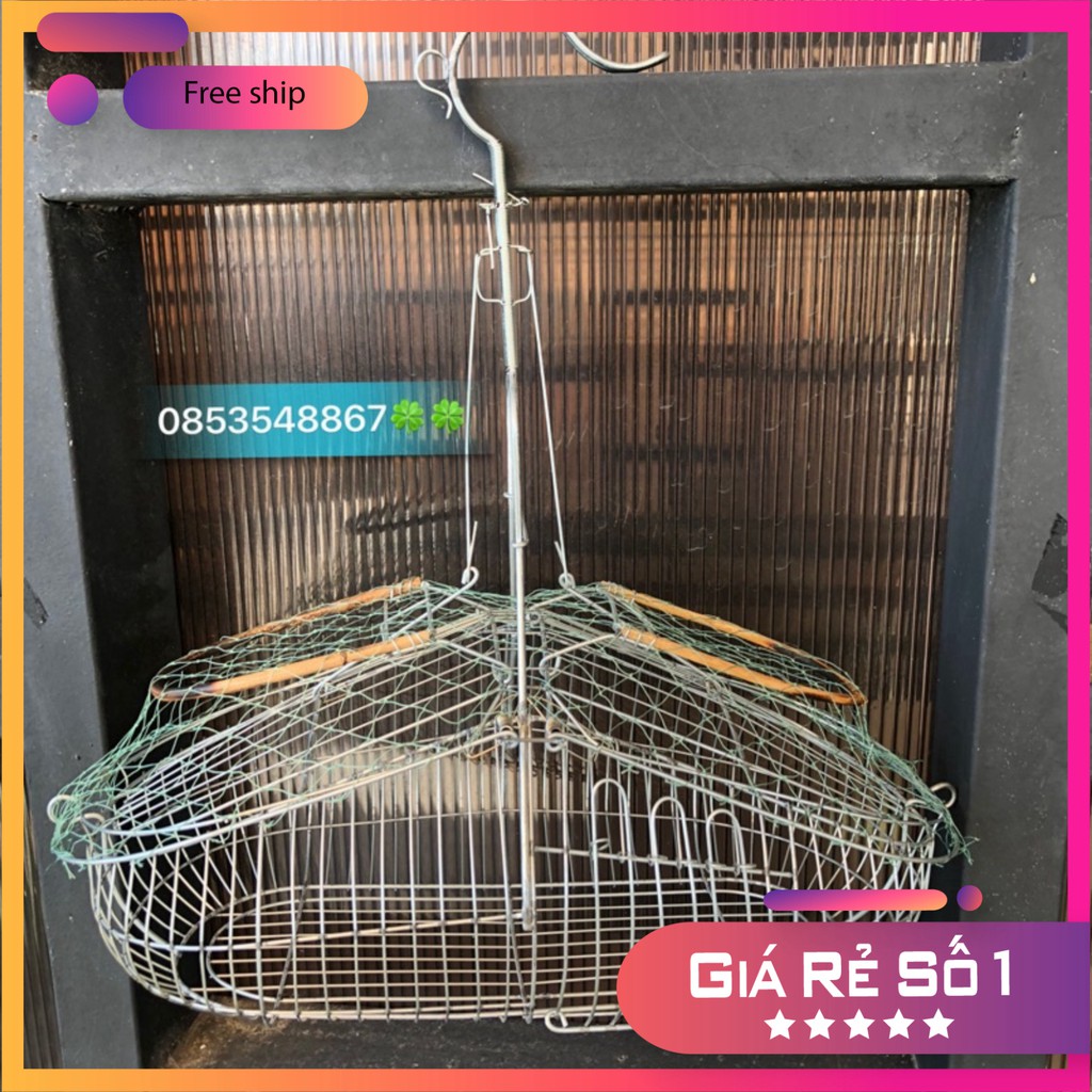 Lồng bẫy chim khuyên, bẫy hút mật, bẫy sâu, chào mào..( 2 size ...