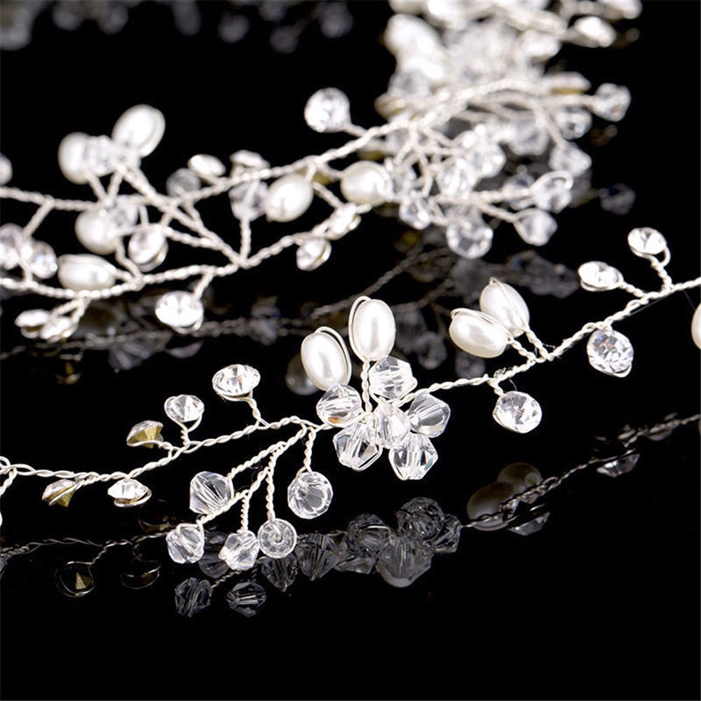 Kẹp tóc hoa ngọc trai pha lê quyến rũ dành cho nữ / Phụ nữ thanh lịch Đám cưới cô dâu Snap Barrette Kẹp tóc / Que tóc Desgin loại chữ U kim cương / Phụ kiện tóc hợp thời trang đám cưới cho nữ