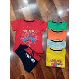 Bộ cộc người nhện bé trai, bộ cotton chui đầu bé trai, bộ nhện siêu nhân bé trai hàng VNXK 3tuổi đến 7 tuổi