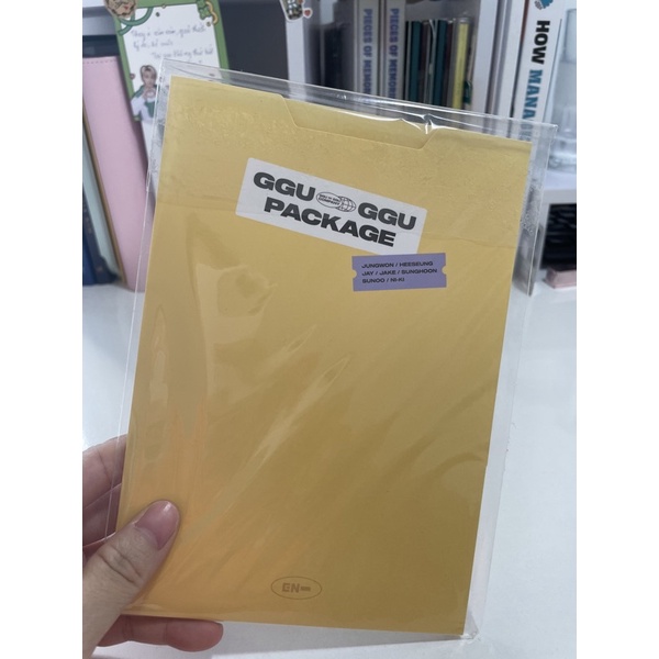 [Sẵn] Bìa kẹp giấy, sticker A5 ENHYPEN paper holder GGU GGU 2022 ...