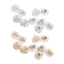 Yoo 10x Silicone Bông Tai Mặt Sau Bông Tai Vàng 18k Miếng Đệm Thay Thế Nấm Backstops