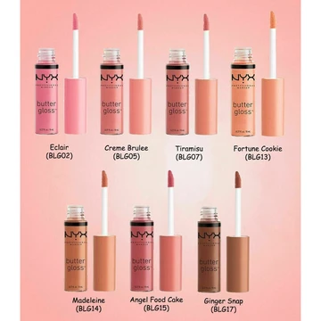 Son Kem Bóng NYX Professional Makeup Butter Gloss nhiều màu hot