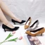 Giày Cao Gót 5 Phân Mũi Nhọn Xi Lộn Cao Cấp Annmodels Giày Gót Nhọn 5cm Da Lộn Êm Chân Thời Trang