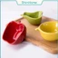 Bát sứ cao cấp hình trái cây chanh, lê, táo - 75ml cho bé ăn dặm, trang trí