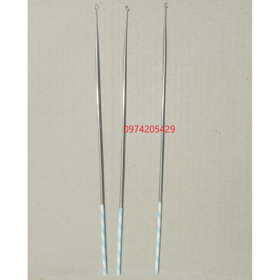 Que cấy vi sinh dạng vòng dài 25cm bằng inox | Shopee Việt Nam