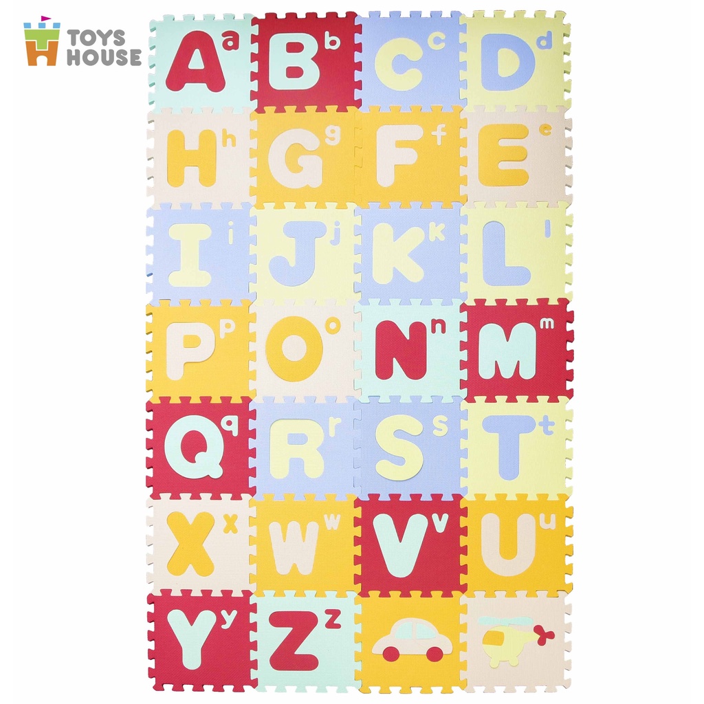 Ảnh Thảm xốp ghép cho bé - tấm 30*30cm EVA trải sàn cho bé chất lượng Châu Âu EN71 - Toyshouse 2