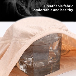 Quần lót kinh nguyệt cotton hữu cơ liền mạch cỡ lớn Quần lót cotton nữ cạp cao thời kỳ quần lót nữ
