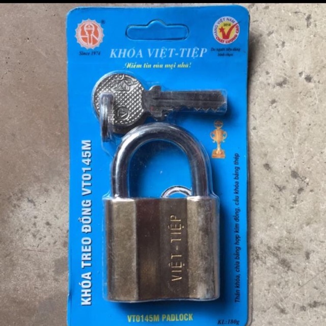 Khoá việt Tiệp đồng VT 0145M Cầu 7 không bấm ( hàng chính hãng ...