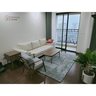 [H] Thảm trải sàn phòng khách/phòng ngủ 3G bề mặt lông nhỏ xoắn, đanh, mật độ sợi dầy không rụng