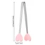 YYlingx Gắp Thức Ăn/Đá Viên/Thức Ăn BBQ Mini Bằng Silicone Không Trượt Có Tay Cầm Sáng Tạo
