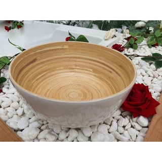 chậu ngâm chân masage làm bằng tre,hàng Việt Nam xuất khẩu, dùng cho Spa, tiệm nail.Kích thước rộng ,dung tích lớn.