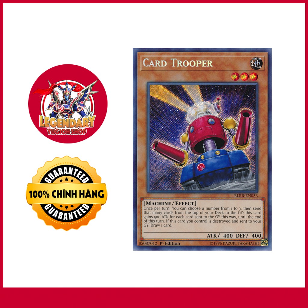 Th Bi Yugioh Chnh Hng] Card Trooper | Shopee Vit Nam