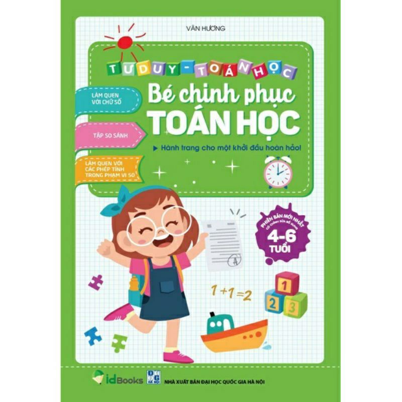 Ảnh Sách - Bé Chinh Phục Toán Học ( 4- 6 tuổi ) 1