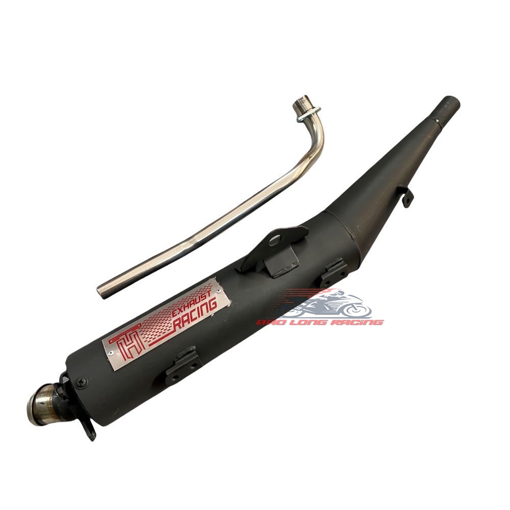 Pô xe máy TH Racing Đít INox tặng kèm Tiêu gắn SIRIUS móc Nỉ hơi Ấm bảo hành 6 tháng